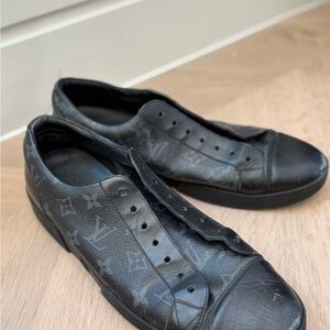 Louis Vuitton Black Monogram Sneakers